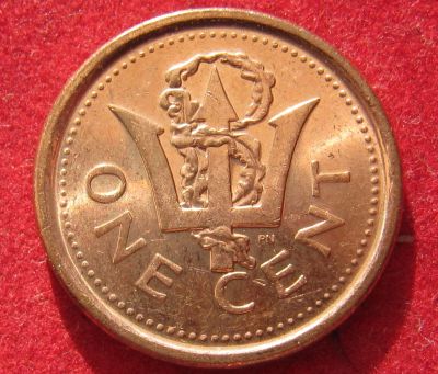 Лот: 18882852. Фото: 1. Барбадос 1 цент, 2011 г. Остальные страны