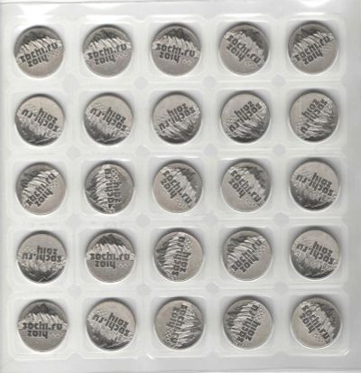 Лот: 3499762. Фото: 1. 25 рублей Сочи Горы выпуск 2014... Россия после 1991 года