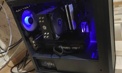 Лот: 25077474. Фото: 1. Мощный игровой ПК: Ryzen 5600X... Компьютеры в сборе