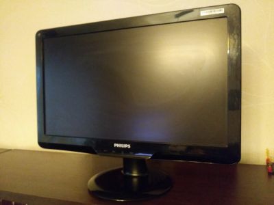 Лот: 20045851. Фото: 1. Монитор Philips 192E (чёрный). ЖК-мониторы