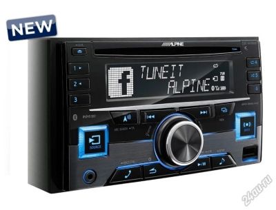 Лот: 6727111. Фото: 1. Alpine CDE-W296BT с Bluetooth... Автомагнитолы