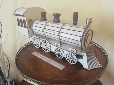 Лот: 15655961. Фото: 1. Паровоз. Подарок для тех у кого... Авторские куклы, игрушки, поделки
