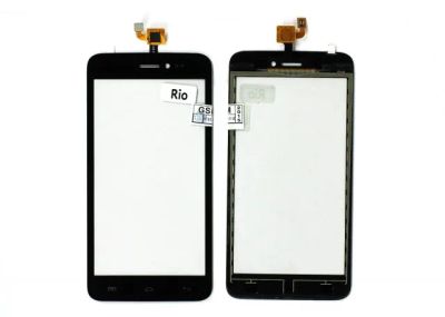 Лот: 6745715. Фото: 1. Тачскрин Explay Rio черный (00029802... Дисплеи, дисплейные модули, тачскрины