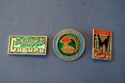 Лот: 3634380. Фото: 1. Значки 3 шт ( 890 ). Сувенирные