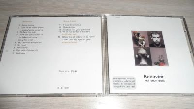Лот: 9903264. Фото: 1. Pet Shop Boys "Behavior" (CD). Аудиозаписи