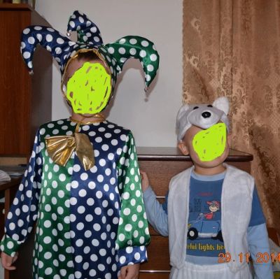 Лот: 6433555. Фото: 1. костюм арлекино на 5-6 лет и былый... Детские карнавальные, праздничные костюмы