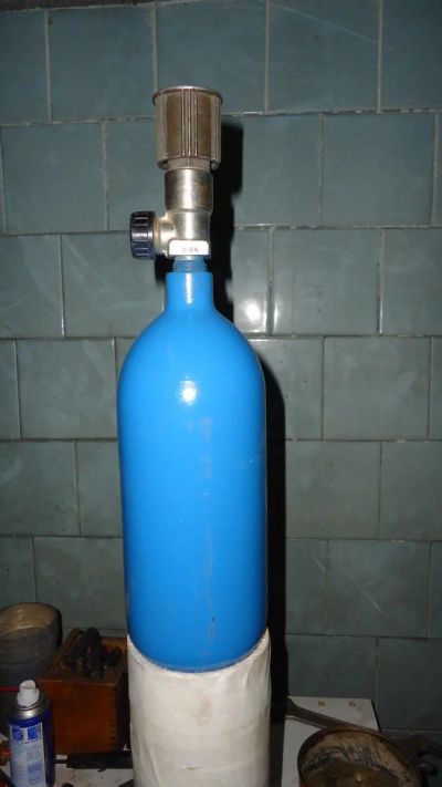 Лот: 5089852. Фото: 1. Баллон кислород 1л. Баллоны, газ в баллонах