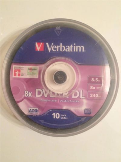 Лот: 6688568. Фото: 1. 5 дисков DVD+R DL (dvd-r dl, dvd... CD, DVD, BluRay