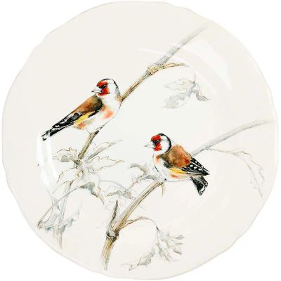 Лот: 24941228. Фото: 1. Тарелка десертная Gien Oiseaux... Тарелки, блюда, салатники
