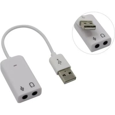 Лот: 19141423. Фото: 1. USB Звуковая карта Бесплатная... Звуковые карты