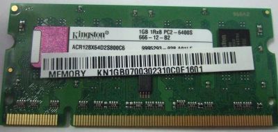 Лот: 4942135. Фото: 1. DDR2 1Gb kingston 800 (для ноутбука... Оперативная память