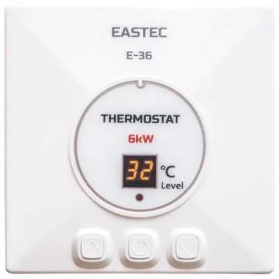 Лот: 14592052. Фото: 1. Терморегулятор EASTEC E 36 (накладной... Тёплый пол