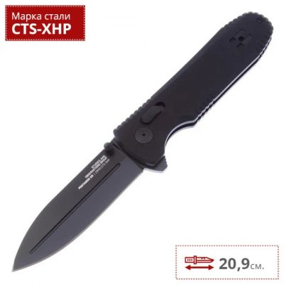 Лот: 19563674. Фото: 1. Нож SOG Pentagon MK3 Blackout... Ножи, топоры