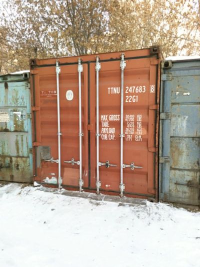 Лот: 12621635. Фото: 1. контейнер под машину с местом... Гаражи, парковочные места
