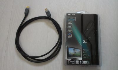 Лот: 3796078. Фото: 1. HDMI кабель Belkin ProHD 1000... Шнуры, кабели, разъёмы