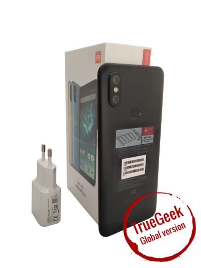 Лот: 11973666. Фото: 1. Xiaomi Mi A2 6/128Gb Black. Силиконовый... Смартфоны