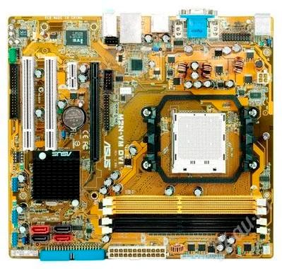 Лот: 125260. Фото: 1. ASUS M2N-VM DVI. Материнские платы