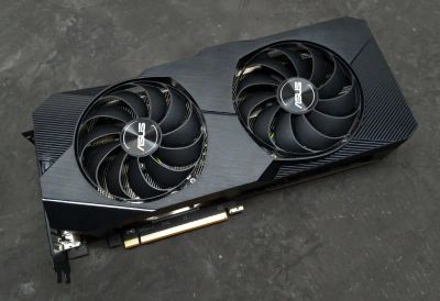 Лот: 21577125. Фото: 1. Rx 5700 xt asus duo видеокарта. Видеокарты