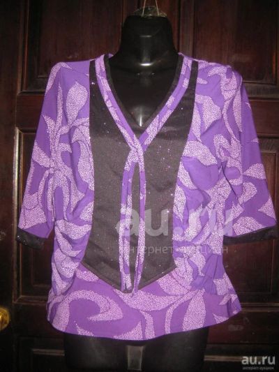 Лот: 19125789. Фото: 1. Нарядная блузка, ткань / стрейч... Блузы, рубашки