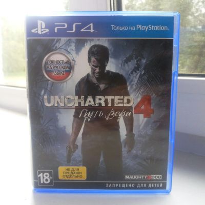Лот: 12042356. Фото: 1. Uncharted 4 - Путь вора PS4. Игры для консолей