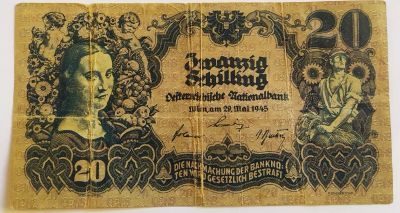 Лот: 24779121. Фото: 1. Австрия 20 шиллингов 1945. Германия и Австрия