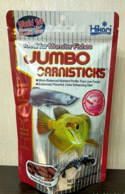 Лот: 10965201. Фото: 1. Корм для рыб Hikari Jumbo CarniSticks... Корма