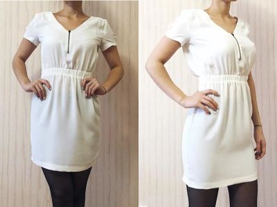 Лот: 10567315. Фото: 1. Платье белое. Платья