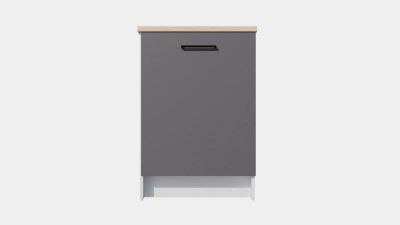 Лот: 23905709. Фото: 1. Напольный шкаф Grey, Дуб светлый... Шкафчики и стеллажи