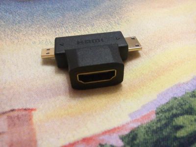 Лот: 7249775. Фото: 1. HDMI F to MicroHDMI M (Type D... Шлейфы, кабели, переходники