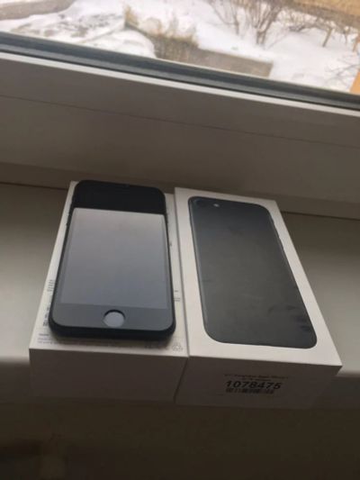 Лот: 12682684. Фото: 1. iPhone 7 32 gb black рст. Смартфоны