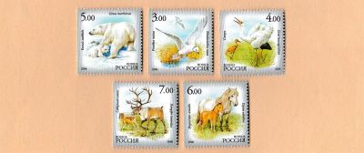 Лот: 20065403. Фото: 1. Марки на тему " Фауна Земли ". Марки