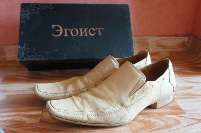Лот: 3970471. Фото: 1. Туфли мужские кремовые 44р. Туфли