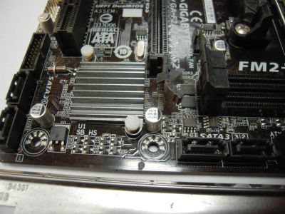 Лот: 6561028. Фото: 1. Материнская плата FM2+ Gigabyte... Материнские платы
