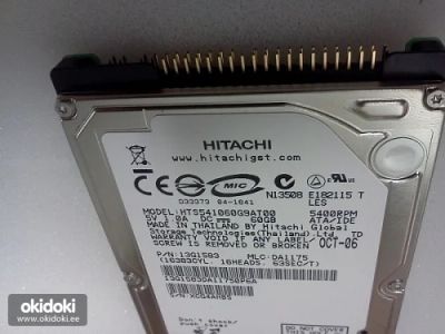 Лот: 4533247. Фото: 1. IDE HDD 2.5" 60Gb HTS541060G9AT00... Жёсткие диски (HDD)