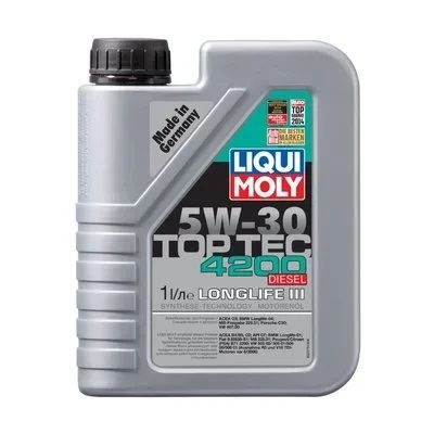 Лот: 12497428. Фото: 1. LIQUI MOLY Top Tec 4200 Diesel... Масла, жидкости