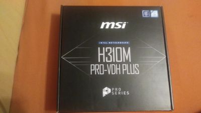 Лот: 18604712. Фото: 1. Новая материнская плата MSI H310M... Материнские платы