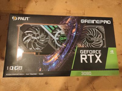 Лот: 16556930. Фото: 1. Palit RTX 3080 Gaming Pro. Видеокарты
