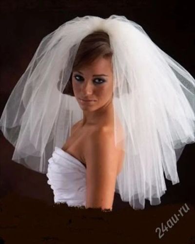 Лот: 2147394. Фото: 1. Фата 3. Фаты, вуали, шляпки