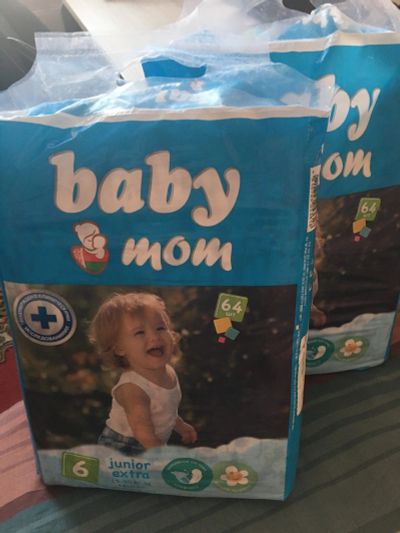 Лот: 15039020. Фото: 1. подгузники Baby MOM размер 6... Детская гигиена