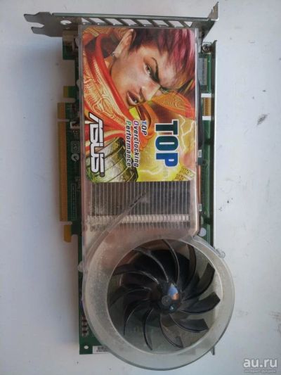 Лот: 9541679. Фото: 1. Asus 7600GTX TOP Видеокарта. Видеокарты