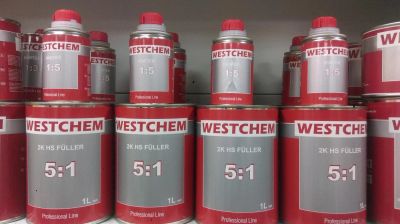 Лот: 10758458. Фото: 1. Westchem 5+1/750+250ml (белый... Всё для покраски