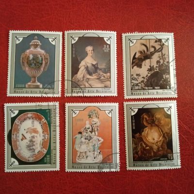 Лот: 24374529. Фото: 1. 1975 г, Куба живопись. Марки