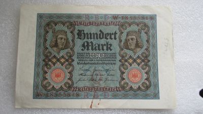 Лот: 13780460. Фото: 1. 100 марок 1920 германия. Германия и Австрия