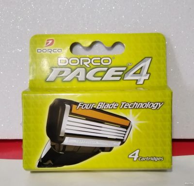 Лот: 13775906. Фото: 1. DORCO PACE4 cменные кассеты для... Укладка и стрижка волос, бритьё, эпиляция