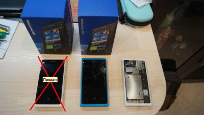 Лот: 11059385. Фото: 1. 2 Nokiа Lumia 800 одним лотом... Смартфоны