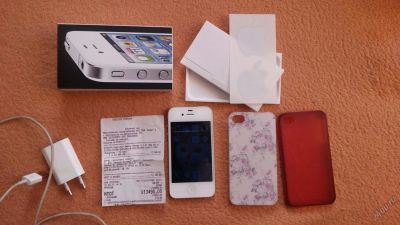 Лот: 5754827. Фото: 1. iphone 4 белый (предлагайте свою... Смартфоны