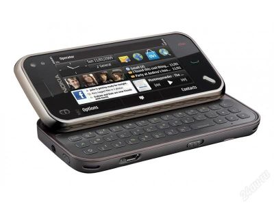 Лот: 1377503. Фото: 1. Продам Nokia N97 mini Cherry Black... Смартфоны