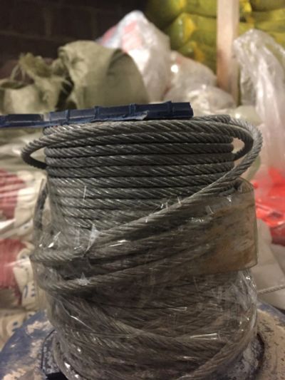 Лот: 12475587. Фото: 1. трос 5мм. остаток. Тросы буксировочные