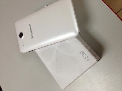 Лот: 5367554. Фото: 1. Lenovo A529 white. Смартфоны