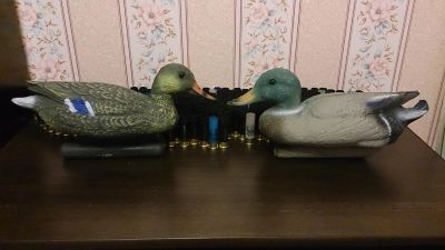 Лот: 5185897. Фото: 1. Чучела уток с погружным килем. Манки, приманки